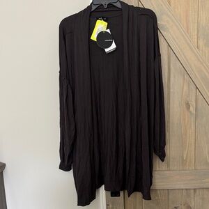 Black October Days Pleated Cardigan S/M